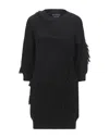 Boutique Moschino Short Dresses In Black