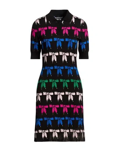 Boutique Moschino Woman Mini Dress Black Size 6 Viscose, Polyamide