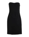 Boutique Moschino Woman Mini Dress Black Size 8 Polyester In Black