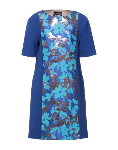 Boutique Moschino Short Dresses In Blue