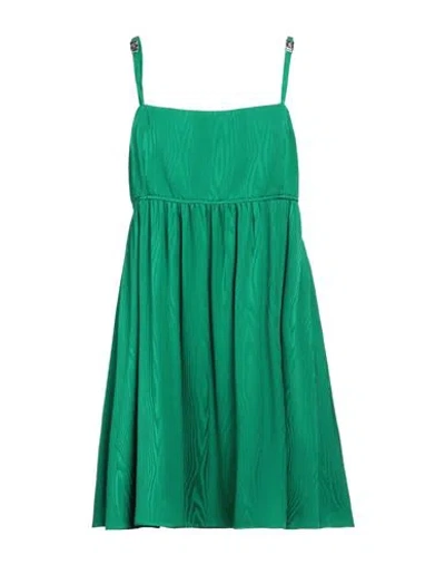 Boutique Moschino Woman Mini Dress Green Size 10 Viscose