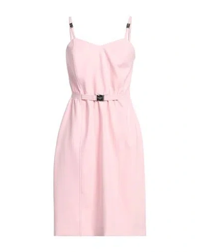 Boutique Moschino Woman Mini Dress Light Pink Size 8 Polyester, Elastane