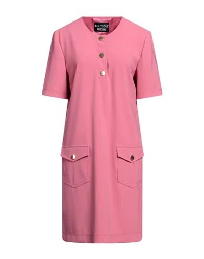 Boutique Moschino Woman Mini Dress Magenta Size 10 Polyester, Elastane