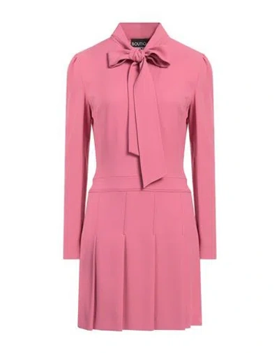 Boutique Moschino Woman Mini Dress Magenta Size 6 Acetate, Viscose