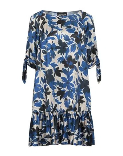 Boutique Moschino Woman Short Dress Navy Blue Size 8 Polyester