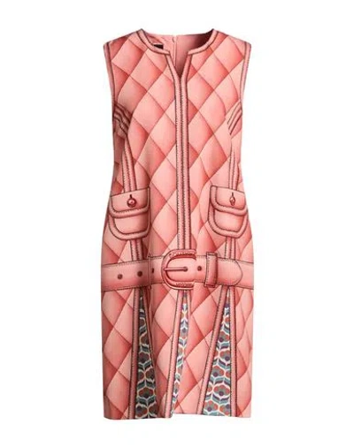 Boutique Moschino Woman Mini Dress Pink Size 10 Polyester, Elastane