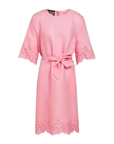 Boutique Moschino Woman Mini Dress Pink Size 10 Viscose, Polyester, Cotton