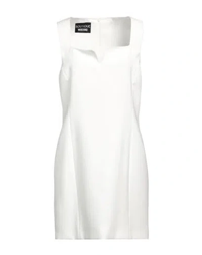 Boutique Moschino Woman Mini Dress White Size 10 Polyester