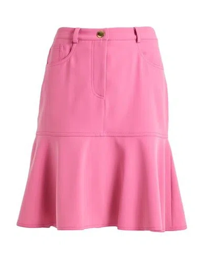Boutique Moschino Woman Mini Skirt Pink Size 8 Polyester, Elastane