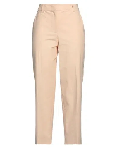 Boutique Moschino Woman Pants Apricot Size 6 Cotton, Elastane In Orange