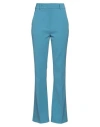 BOUTIQUE MOSCHINO BOUTIQUE MOSCHINO WOMAN PANTS AZURE SIZE 6 TRIACETATE, POLYESTER