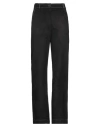 Boutique Moschino Woman Pants Black Size 12 Polyester, Rubber