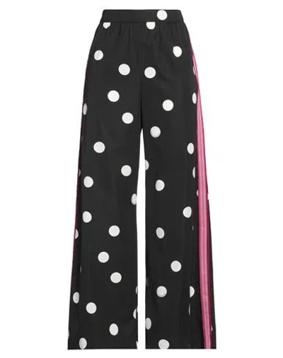 Boutique Moschino Woman Pants Black Size 6 Cotton, Silk
