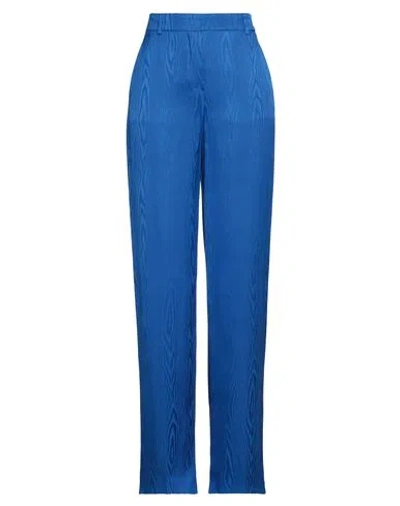 Boutique Moschino Woman Pants Bright Blue Size 10 Viscose
