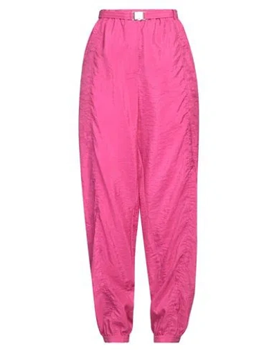 Boutique Moschino Woman Pants Fuchsia Size 4 Viscose, Polyamide In Pink
