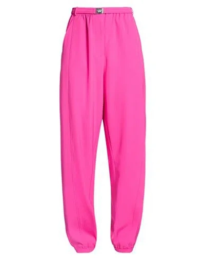 Boutique Moschino Belted Pleated Track Pants In Multi