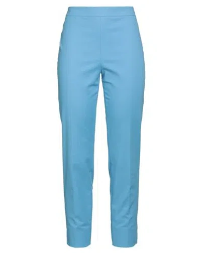 Boutique Moschino Woman Pants Light Blue Size 6 Cotton, Elastane