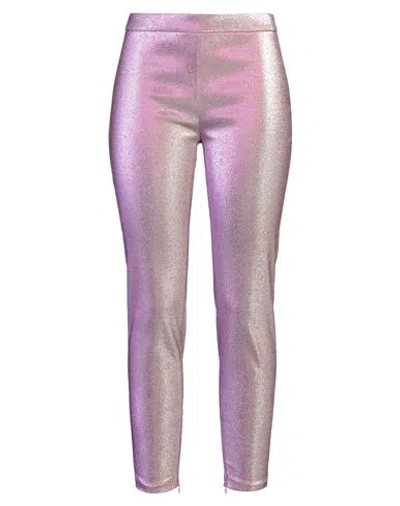 Boutique Moschino Woman Pants Light Purple Size 4 Cotton, Polyester, Elastane In Pink