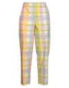 Boutique Moschino Woman Pants Acid Green Size 10 Cotton In Green