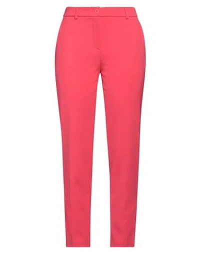Boutique Moschino Woman Pants Magenta Size 12 Polyester, Elastane
