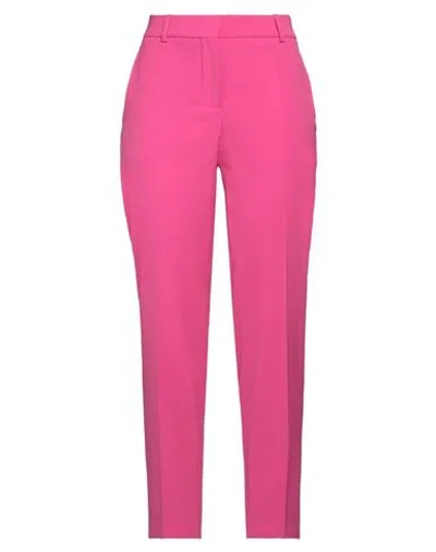 Boutique Moschino Woman Pants Magenta Size 12 Polyester, Elastane In Pink