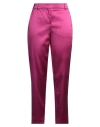Boutique Moschino Woman Pants Magenta Size 8 Acetate, Polyamide, Elastane In Magenta