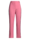Boutique Moschino Woman Pants Pink Size 10 Polyester, Elastane, Wool, Acetate