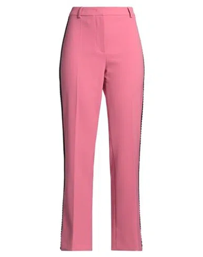 Boutique Moschino Woman Pants Pink Size 10 Polyester, Elastane, Wool, Acetate