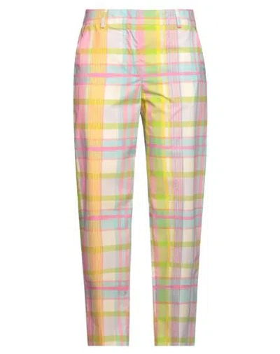 Boutique Moschino Woman Pants Pink Size 4 Cotton