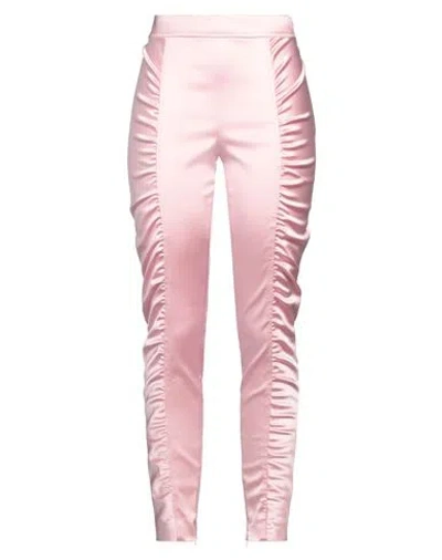 Boutique Moschino Woman Pants Pink Size 6 Acetate, Polyamide, Elastane