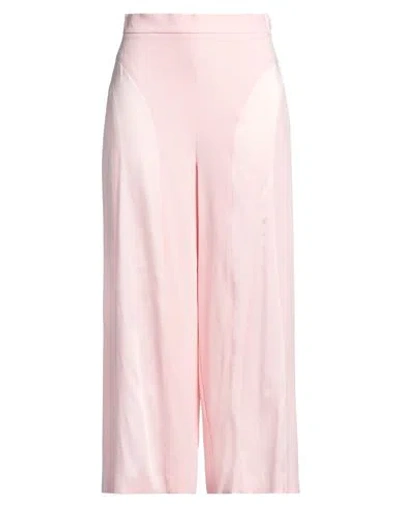 Boutique Moschino Woman Pants Pink Size 8 Acetate, Viscose, Elastane
