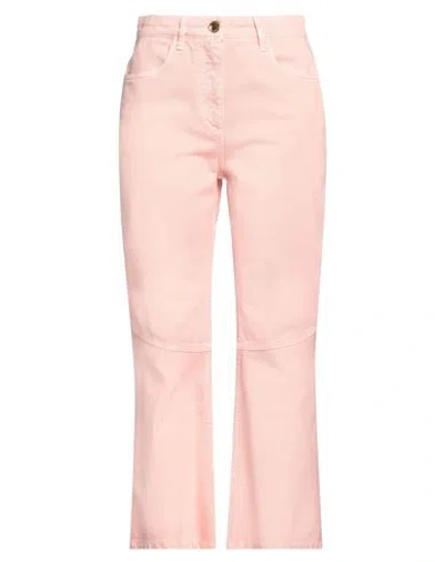 Boutique Moschino Woman Pants Pink Size 8 Cotton