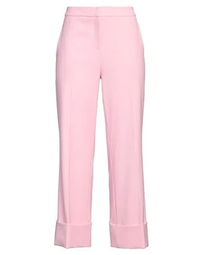 Boutique Moschino Woman Pants Pink Size 8 Polyester, Elastane