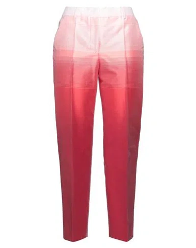 Boutique Moschino Woman Pants Red Size 10 Cotton, Polyamide In Red