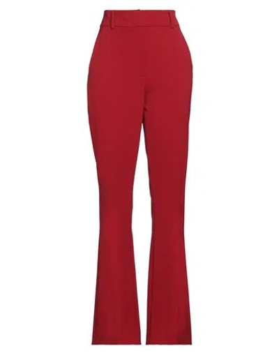 Boutique Moschino Woman Pants Red Size 8 Triacetate, Polyester