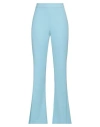 Boutique Moschino Woman Pants Sky Blue Size 10 Polyester, Elastane In Blue