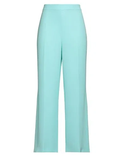 Boutique Moschino Woman Pants Sky Blue Size 8 Polyester