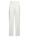 Boutique Moschino Woman Pants White Size 10 Acetate, Viscose, Elastane In White