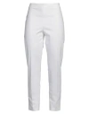 Boutique Moschino Woman Pants White Size 4 Cotton, Elastane In White