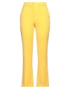 Boutique Moschino Woman Pants Yellow Size 6 Polyester In Yellow
