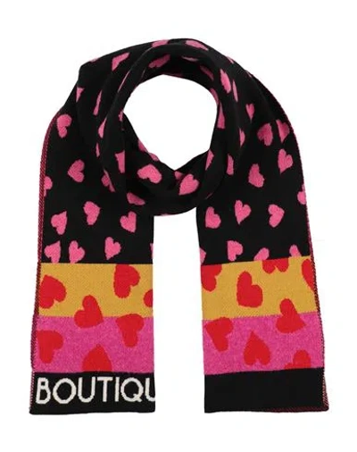 Boutique Moschino Woman Scarf Black Size - Wool, Polyamide