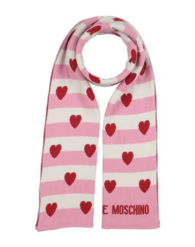 Boutique Moschino Woman Scarf Pink Size - Polyamide, Polyester, Wool, Viscose, Cashmere