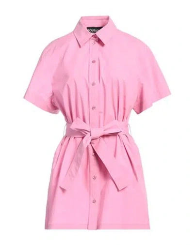 Boutique Moschino Woman Shirt Pink Size 8 Cotton, Elastane