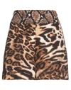 Boutique Moschino Woman Shorts & Bermuda Shorts Beige Size 6 Polyester, Elastane In Beige