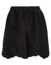 Boutique Moschino Woman Shorts & Bermuda Shorts Black Size 10 Viscose, Polyester, Cotton