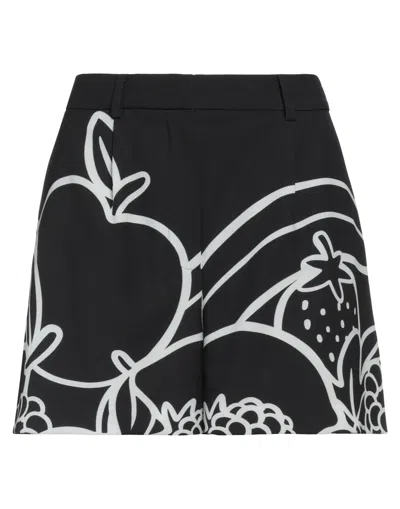 Boutique Moschino Woman Shorts & Bermuda Shorts Black Size 6 Polyester, Elastane