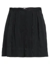 Boutique Moschino Woman Shorts & Bermuda Shorts Black Size 6 Viscose