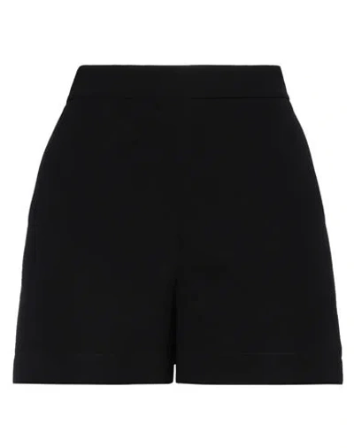 Boutique Moschino Woman Shorts & Bermuda Shorts Black Size 8 Polyester