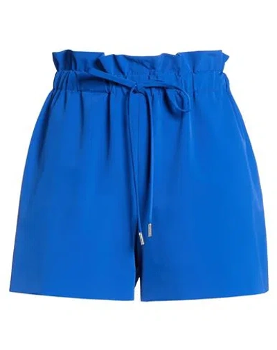 Boutique Moschino Woman Shorts & Bermuda Shorts Blue Size 6 Polyester, Elastane