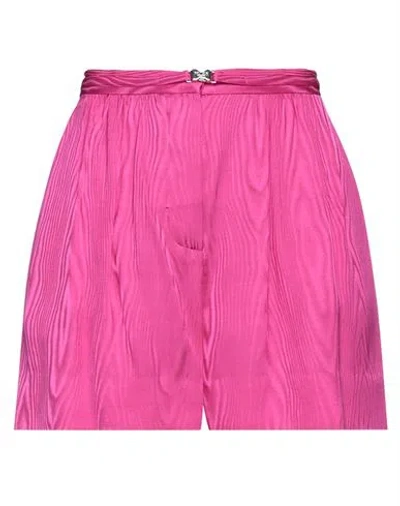 Boutique Moschino Woman Shorts & Bermuda Shorts Fuchsia Size 4 Viscose In Pink
